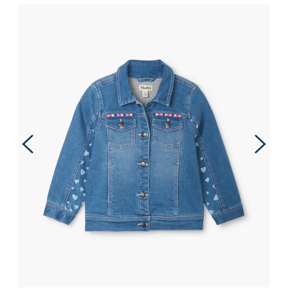 Hayley heart denim jacket size 6 excellent condition - Picture 2 of 4
